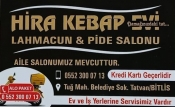 Hira Kebap Evi- Lahmacun ve Pide Salonu